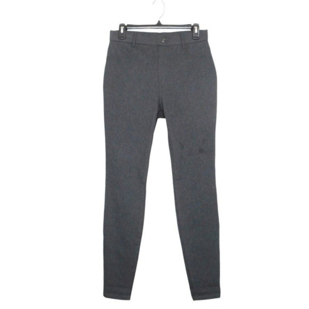 Time and Tru Pants Womens M 8 10 Gray Ankle Pull On Stretch Pockets Casual‎ Work